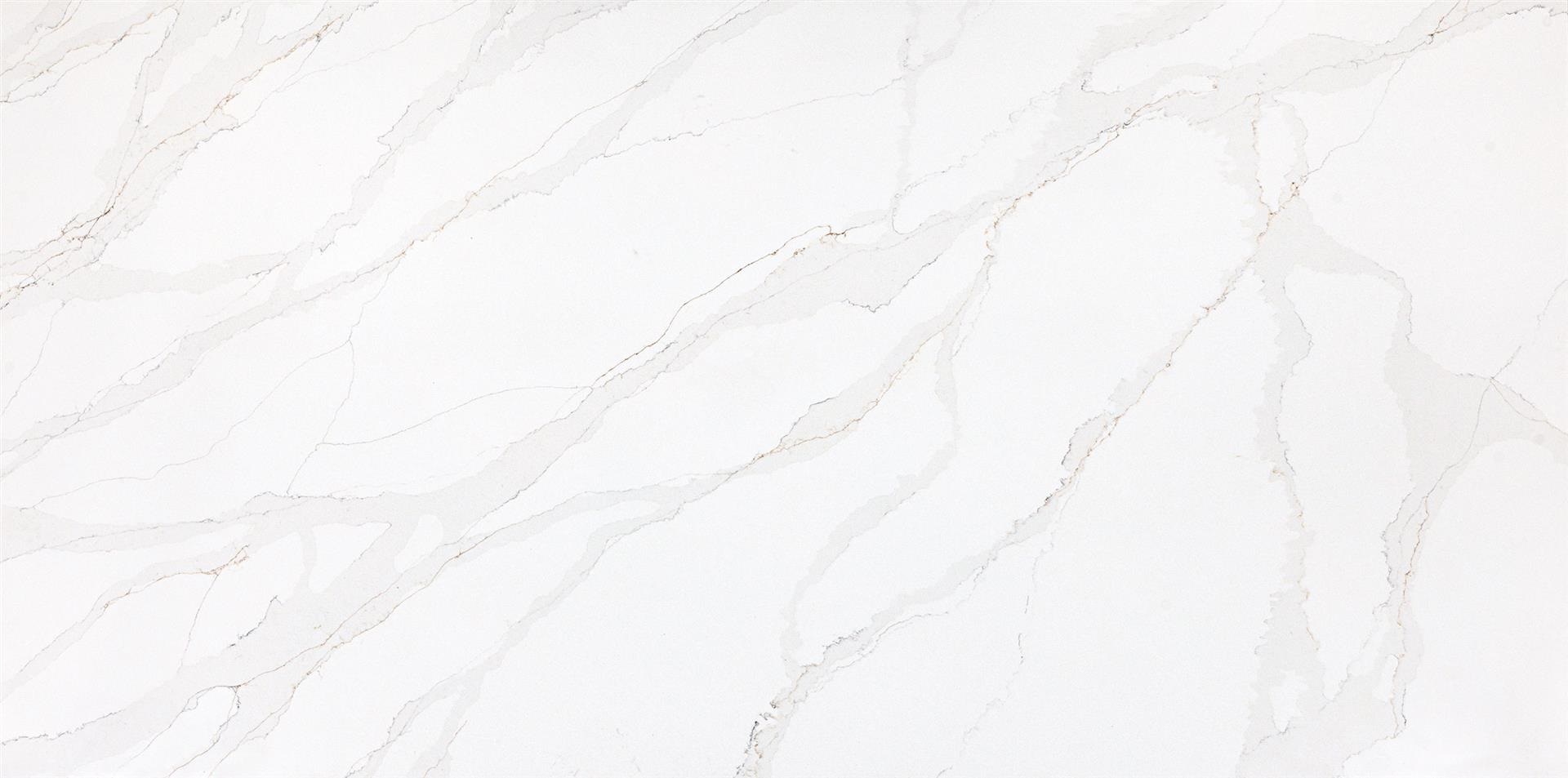 19573 - engineered stone countertop White Aurora V738 Slabs collection ...