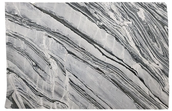 Cipollino Black Marble Slab