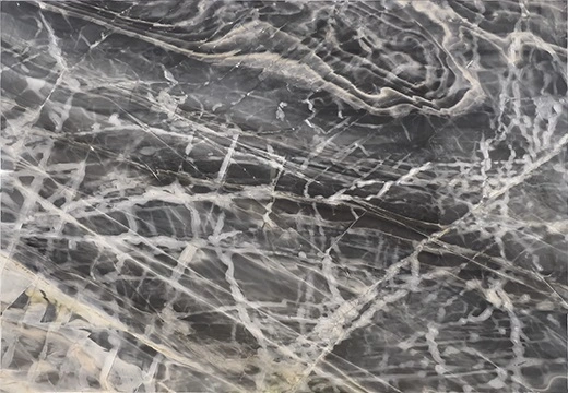 Magnetic Silver Marble Slab