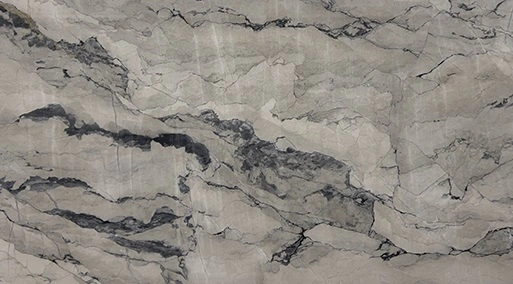 White Camouflage Marble Slab