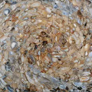 AGATE RUBANE TORNADO WITH GOLD