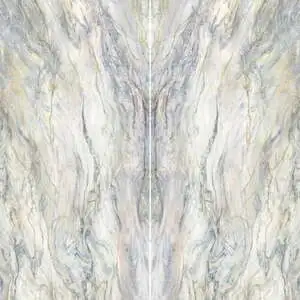 Satin Bookmatched Porcelain Slab in Fusion Luxury