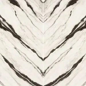 Satin Bookmatched Porcelain Slab in Panda Luxury Satin Bookmatched Porcelain Slab in Panda Luxury