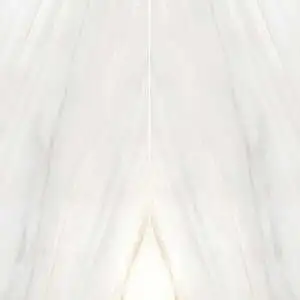 Polished Porcelain Bookmatched Slab in Bianco Lasa