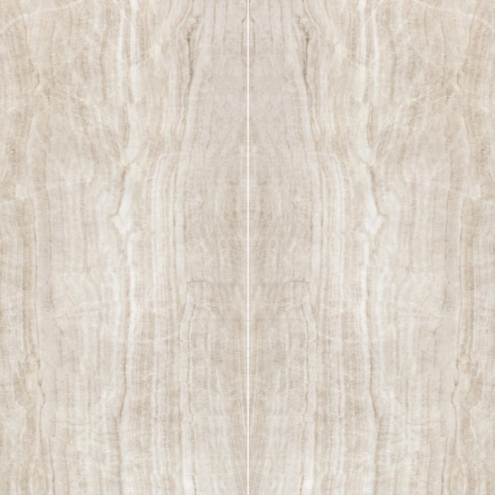 Polished Bookmatched Porcelain Slab in Taj Mahal Luxury