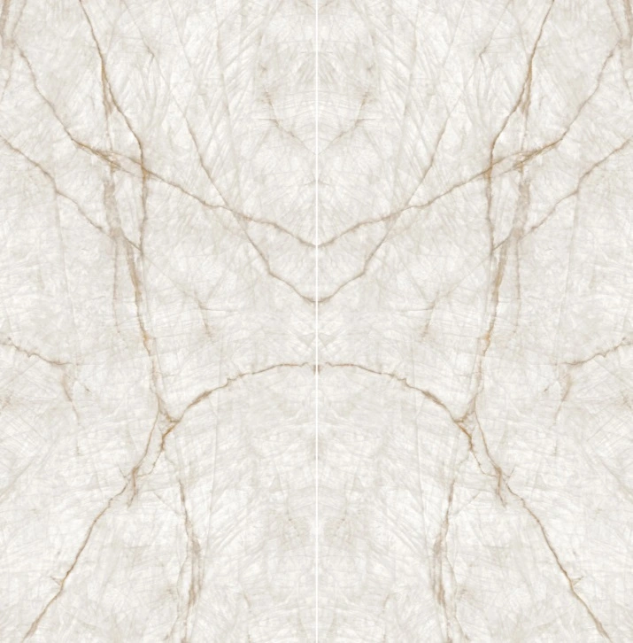 Nouvel Lustral Crystal Bookmatched Polished Mineral Surface