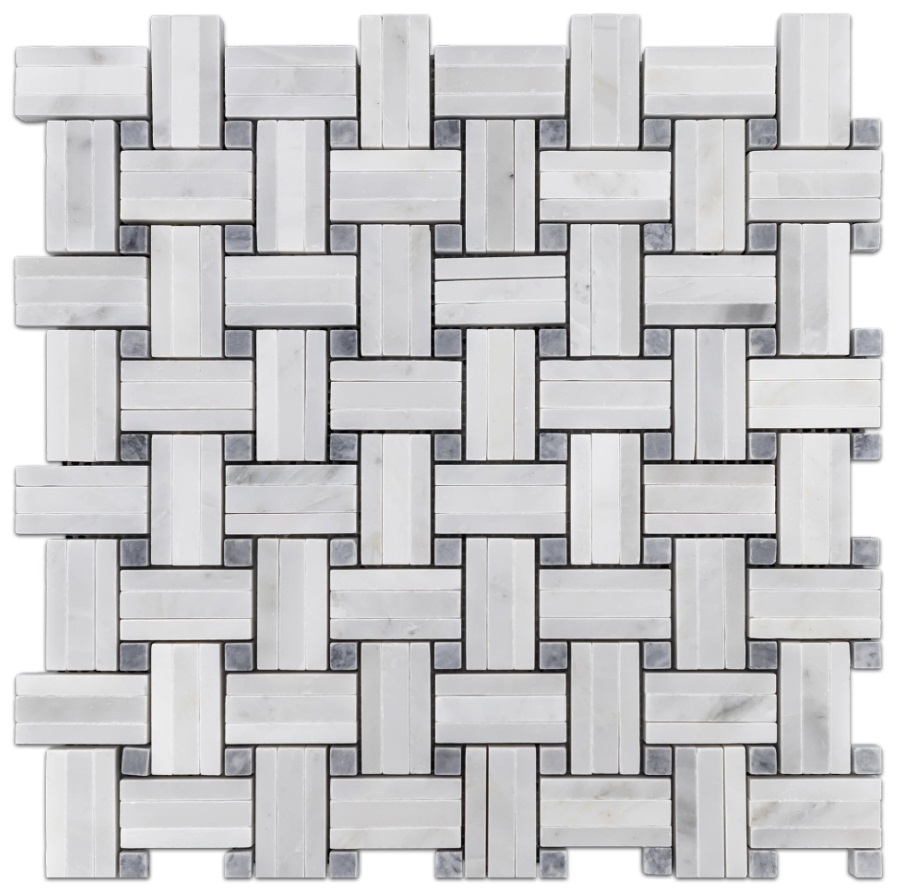 Pearl White Tri-Weave With 3/8