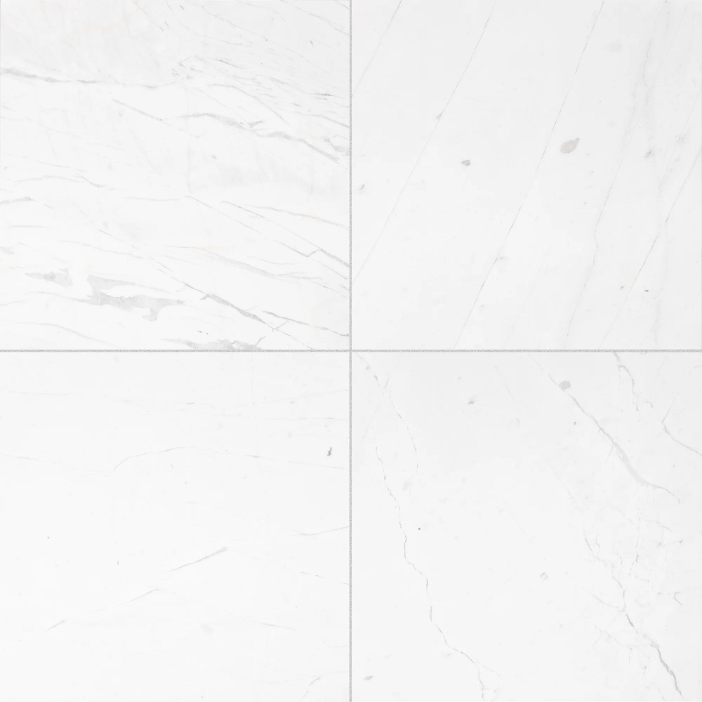Winter White Marble Tile Honed 18 X 18 X 3/8 Stone Aris Edge stone