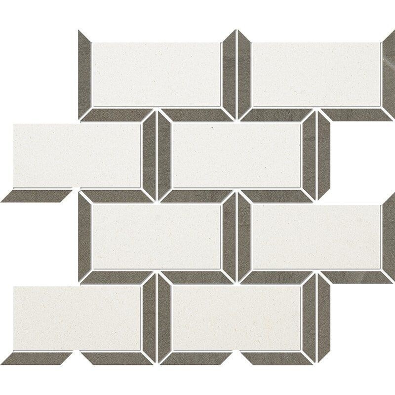 Castagna Limestone Pattern Champagne, Bosphorus Honed Cascade Limestone Mosaic - limestone tile ...