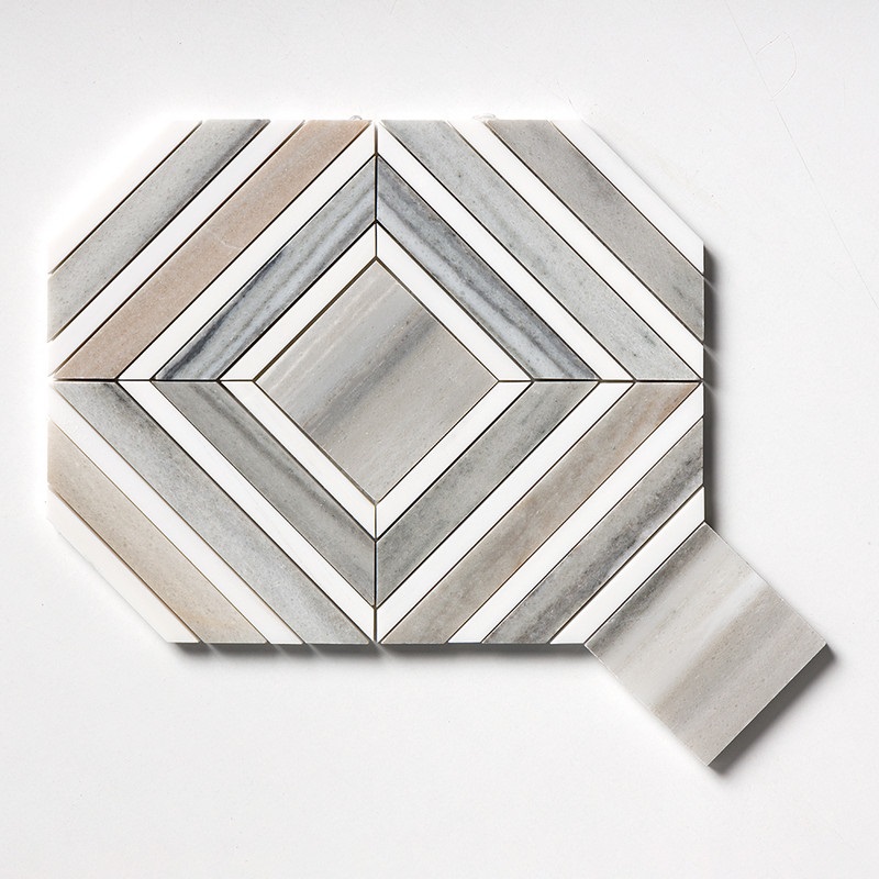 Yildiz Dolomite, Skyline Vein Cut Multi Finish Marble Waterjet D ...