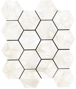 Ivory 3″ Hex