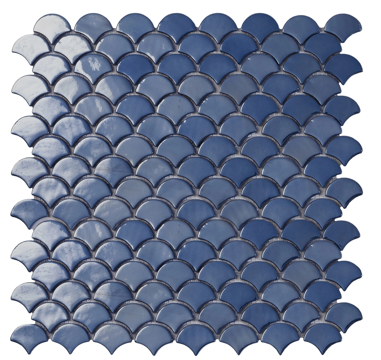 Bayside Scallops Br Dark Blue Brillo Mosaic