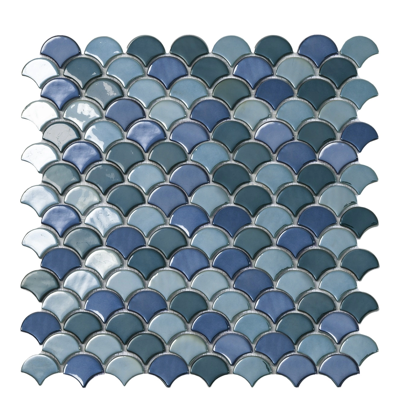 Bayside Scallops Green Mix Mosaic