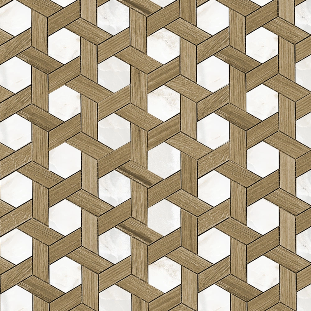 Dream Pinwheel Siena Perle/Noisette Wood