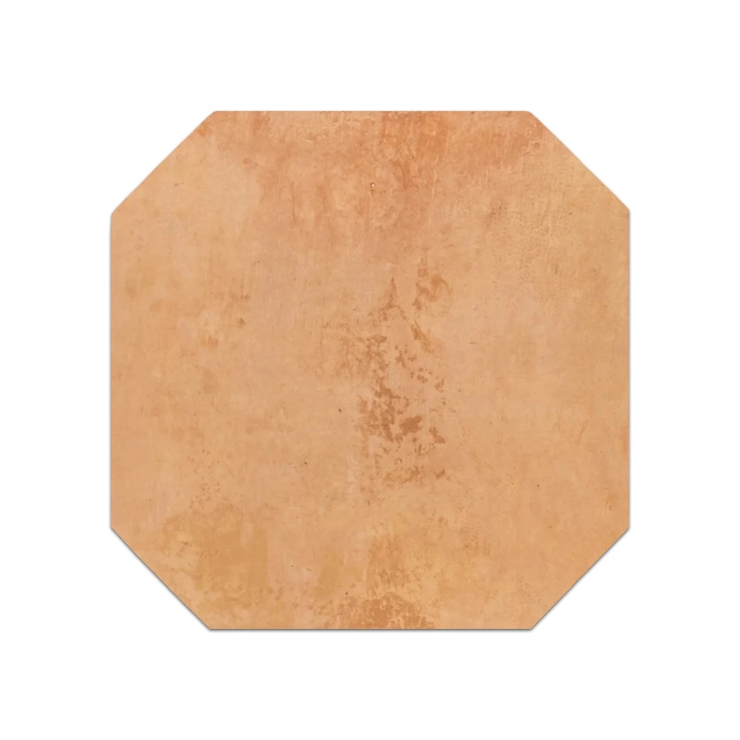 Antique Birch Stained Terracotta 8 Octagon Clear Semi Gloss Antique Birch Stained Terracotta 8 Octagon Clear Semi Gloss