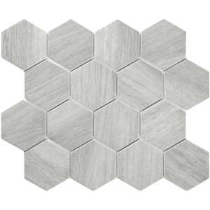 Woodland Ceniza Hex Mosaic