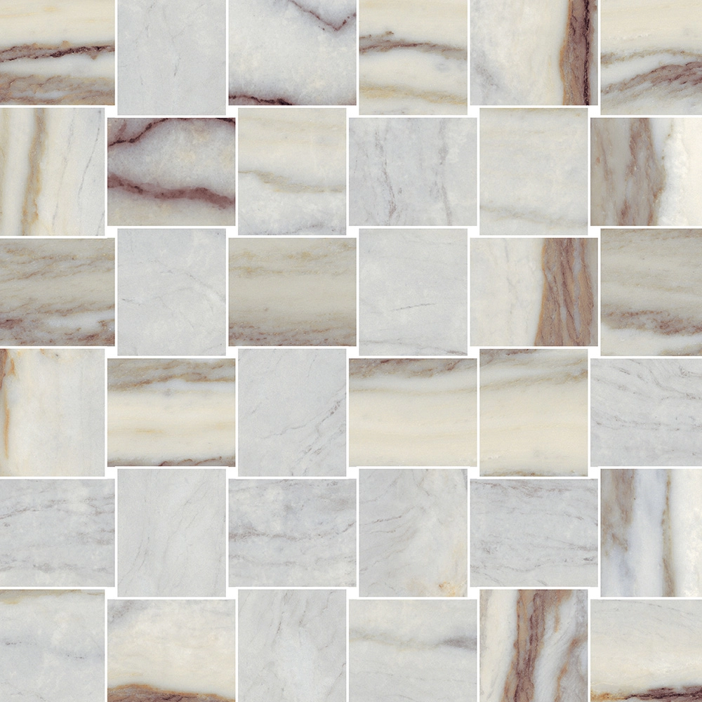 Nebula Marble Indigo Intreccio Matte Mosaic