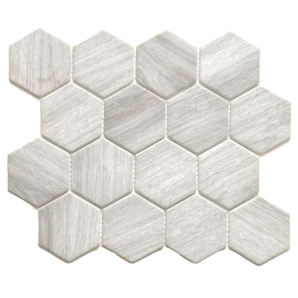 Woodland Blanco Hex Mosaic