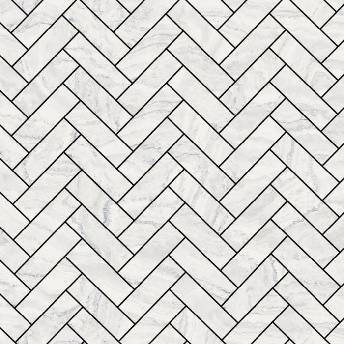 Artistry Herringbone Mosaic Skylight Azul