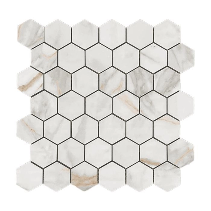 Artistry 2 Hex Mosaic Statuario Royal Bronze Polished