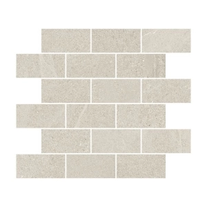 Basalt Brick Mosaic Ivory