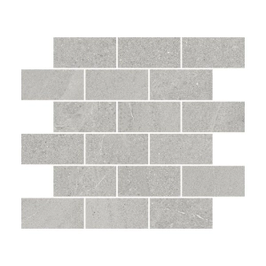 Basalt Brick Mosaic Cold Gray