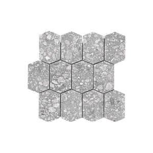 Boulevard 3x4.5 Long Hex Earl Grey Mix