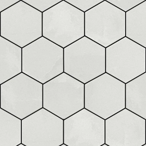 Divine 4 Hex Mosaic Onyx White Polished