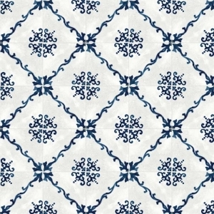 Earthenware 4.5X4.5 Pattern Evelina