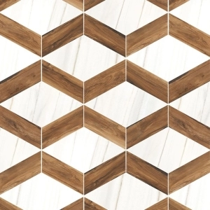 Edgewood Triangle Mosaic Mahogany
