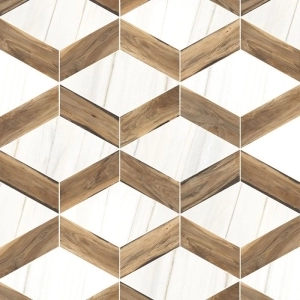 Edgewood Triangle Mosaic Walnut