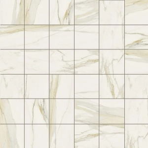 Eternal 2x2 Mosaic Matte Calacatta Gold