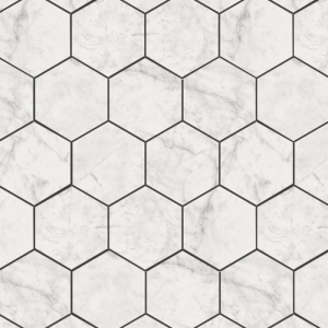 Gallery 4 Hex Mosaic Carrara