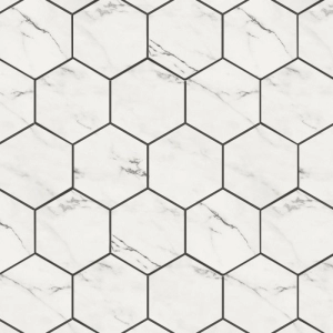 Gallery 4 Hex Mosaic Statuario Bianco