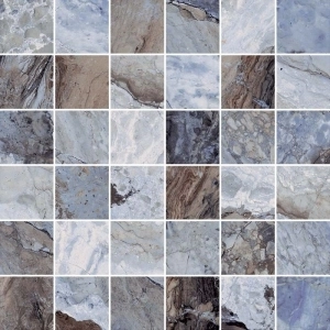 Gemstone 2x2 Mosaic Ocean Matte