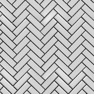 Geometrics 1x3 Herringbone Grey Matte