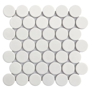 Geometrics Mosaic 2 Rounds White