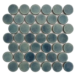 Geometrics Mosaic 2 Rounds Dark Green