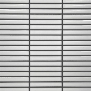 Geometrics Stick Mosaic White