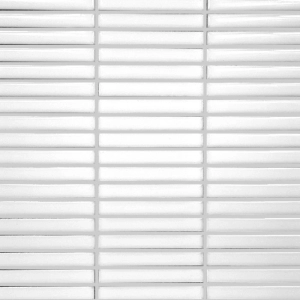 Geometrics Stick Mosaic Crystal White