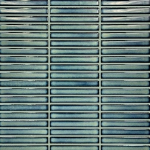 Geometrics Stick Mosaic Dark Green