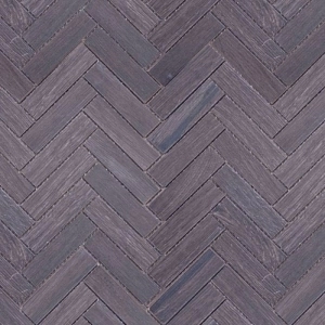 Masterpiece 1x4 Herringbone Mosaic Choco Matte