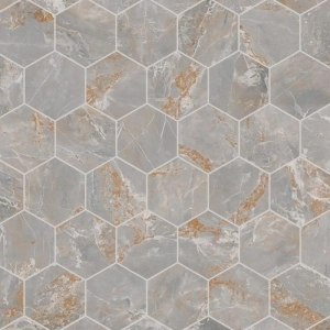 Mineral Hex Mosaic Grey