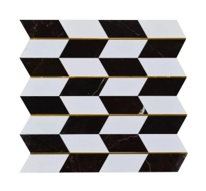 RP4030 Black White Picket
