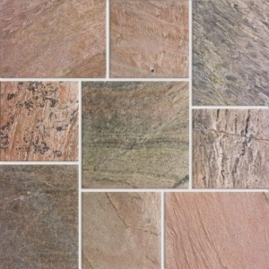 Copper Multicolor Quartzite Floor Tile