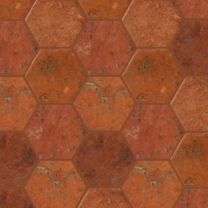Origin 6x7 Hexagon Rosso Siena