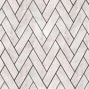 Palazzo Chevron Crystal White