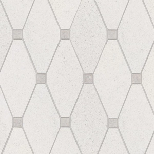 Pietra Blend 2.5x6 Mosaic Octagon White
