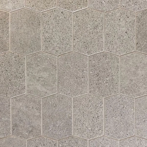Pietra Blend 2.5x3.5 Mosaic Hexagon Pearl