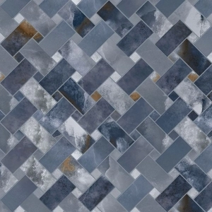 Precious Intrecci Mosaic Polished Blue